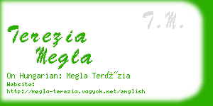 terezia megla business card